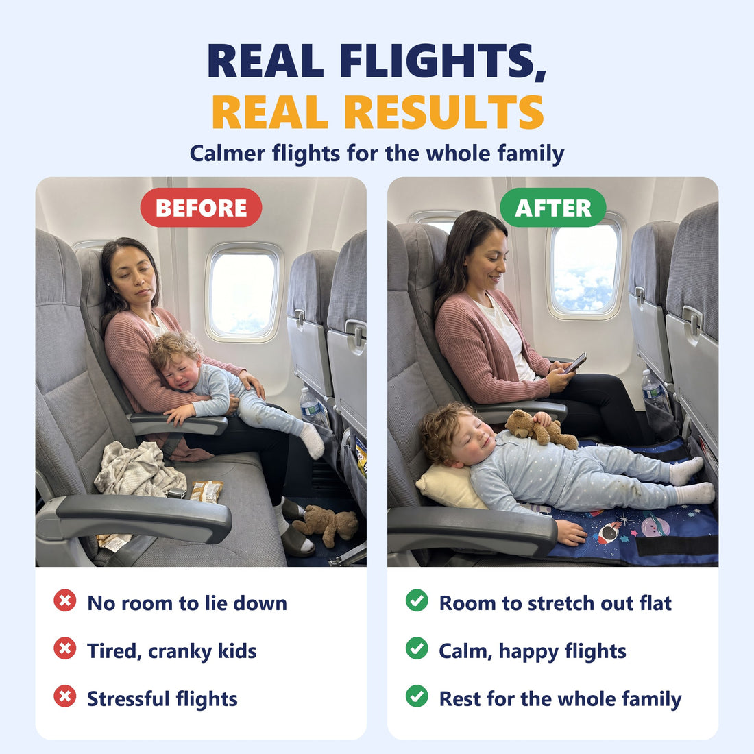 Little Layflat™ Toddler Airplane Bed