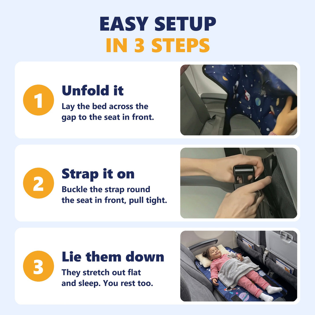 Little Layflat™ Toddler Airplane Bed